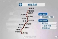 赣深高铁将于今年底建成 南昌至深圳将压缩至4小时